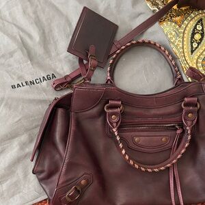 Balenciaga Neo Classic City Bag 'Burgundy'